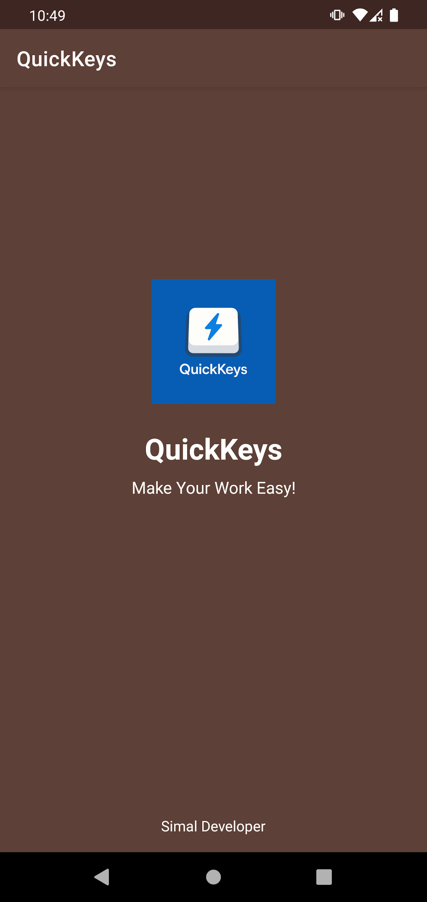 QuickKeys workflow screenshot